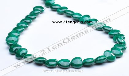 CMN19 A grade 4*8mm heart natural malachite beads Wholesale