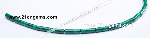 CMN24 5*13mm column shape A grade natural malachite beads