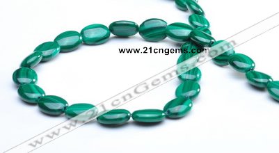 CMN26 A grade 8*10mm oval shape natural malachite beads