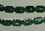 CMN303 15.5 inches 8*12mm rectangle natural malachite beads wholesale