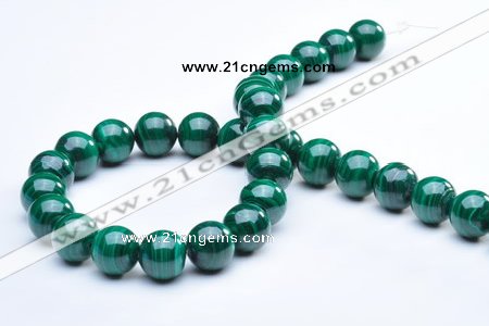 CMN34 18mm A grade round natural malachite beads Wholesale