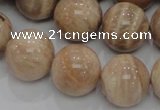 CMS05 15.5 inches 20mm round moonstone gemstone beads wholesale
