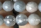 CMS1457 15.5 inches 8mm faceted round AB-color moonstone beads