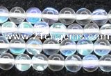 CMS1501 15.5 inches 6mm round synthetic moonstone beads wholesale