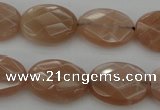 CMS966 15.5 inches 10*14mm faceted oval A grade moonstone beads