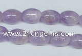 CNA412 15.5 inches 10*14mm rice natural lavender amethyst beads