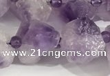 CNA696 15.5 inches 16mm - 20mm 

faceted nuggets lavender amethyst beads