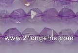 CNA731 15.5 inches 8mm faceted nuggets light lavender amethyst beads
