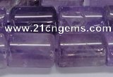 CNA815 15.5 inches 15*20mm tube natural light amethyst beads