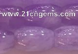 CNA975 15.5 inches 8*12mm drum natural lavender amethyst beads