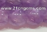CNA980 15.5 inches 12*12mm drum natural lavender amethyst beads