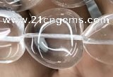 CNC731 15.5 inches 18*18mm heart white crystal beads wholesale