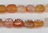 CNG06 15.5 inches 9*12mm nuggets agate gemstone beads