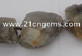 CNG1011 15.5 inches 15*25mm - 25*30mm nuggets labradorite beads