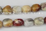 CNG11 15.5 inches 9*12mm nuggets agate gemstone beads
