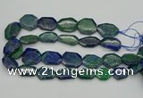 CNG1155 15.5 inches 20*25mm - 25*35mm freeform chrysocolla beads