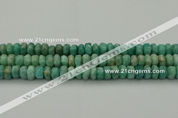 CNG1183 15.5 inches 6*14mm - 8*14mm nuggets amazonite beads