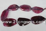 CNG1212 15.5 inches 30*45mm - 40*50mm freeform agate beads
