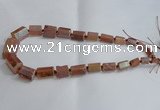 CNG1594 15.5 inches 10*15mm - 18*20mm nuggets plated quartz beads