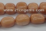 CNG213 15.5 inches 12*16mm nuggets red aventurine beads