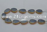 CNG2720 15.5 inches 18*28mm - 20*30mm freeform blue aventurine beads