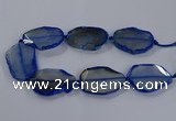 CNG2793 15.5 inches 30*40mm - 40*55mm freeform agate beads