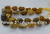 CNG3000 15.5 inches 15*20mm - 22*30mm nuggets agate beads