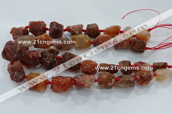CNG3001 15.5 inches 15*20mm - 22*30mm nuggets agate beads