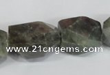 CNG306 15.5 inches 18*25mm faceted nuggets labradorite gemstone beads