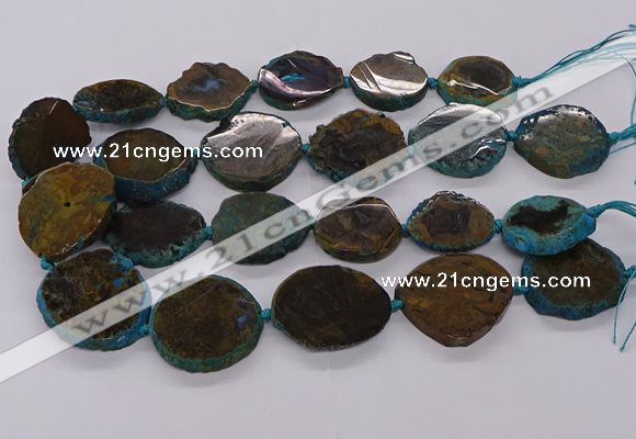 CNG3190 15.5 inches 22*30mm - 30*40mm freeform opal gemstone beads
