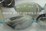 CNG345 15.5 inches 15*20mm - 20*28mm nuggets agate gemstone beads