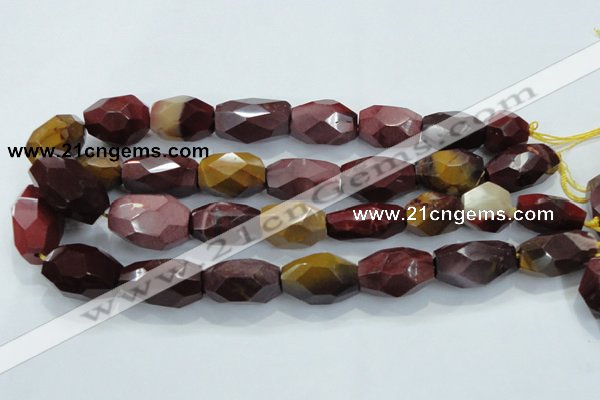 CNG371 15.5 inches 20*25mm faceted nuggets mookaite beads