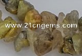 CNG5034 15.5 inches 8*12mm - 13*18mm nuggets golden rutilated quartz beads