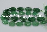 CNG5595 20*25mm - 25*35mm faceted freeform green strawberry quartz beads