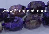 CNG5710 15.5 inches 12*16mm - 13*18mm faceted nuggets charoite beads