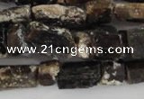 CNG576 5*6mm – 7*12mm nuggets black tourmaline gemstone beads