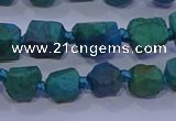 CNG5917 15.5 inches 4*6mm - 6*10mm nuggets rough chrysocolla beads