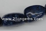 CNG61 15.5 inches 20*30mm nuggets lapis lazuli gemstone beads