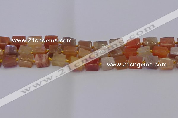 CNG6824 15.5 inches 5*8mm - 8*12mm nuggets sunstone beads