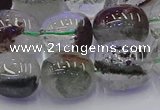 CNG6913 15.5 inches 13*18mm - 15*20mm nuggets green phantom quartz beads