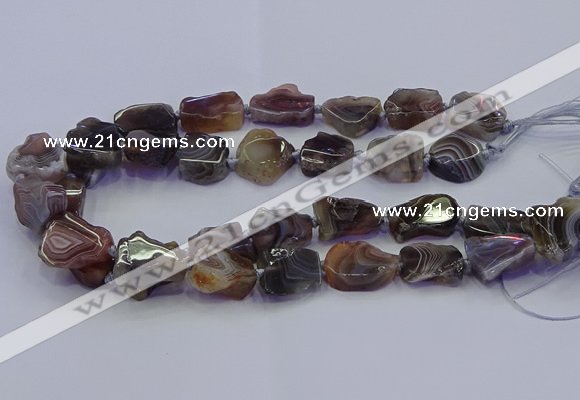 CNG6941 15.5 inches 15*20mm - 18*25mm freeform Botswana agate beads