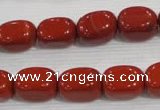 CNG721 15.5 inches 10*14mm nuggets red jasper beads wholesale