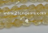 CNG7235 15.5 inches 6mm faceted nuggets citrine beads wholesale