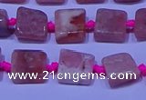 CNG7544 15.5 inches 6*8mm - 10*12mm freeform rhodochrosite beads