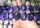 CNG7562 15.5 inches 18*25mm - 20*28mm faceted freeform sodalite beads