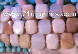 CNG7566 18*25mm - 20*28mm faceted freeform opal gemstone beads