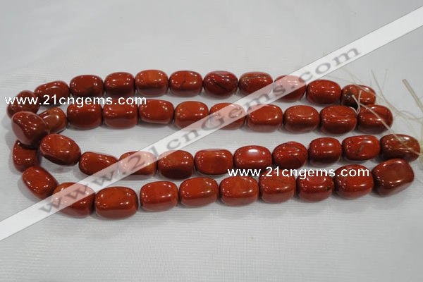 CNG778 15.5 inches 13*18mm nuggets red jasper beads wholesale
