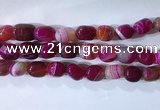 CNG8133 15.5 inches 8*12mm nuggets striped agate beads wholesale