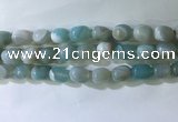 CNG8136 15.5 inches 8*12mm nuggets striped agate beads wholesale