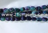 CNG8243 15.5 inches 12*16mm nuggets striped agate beads wholesale